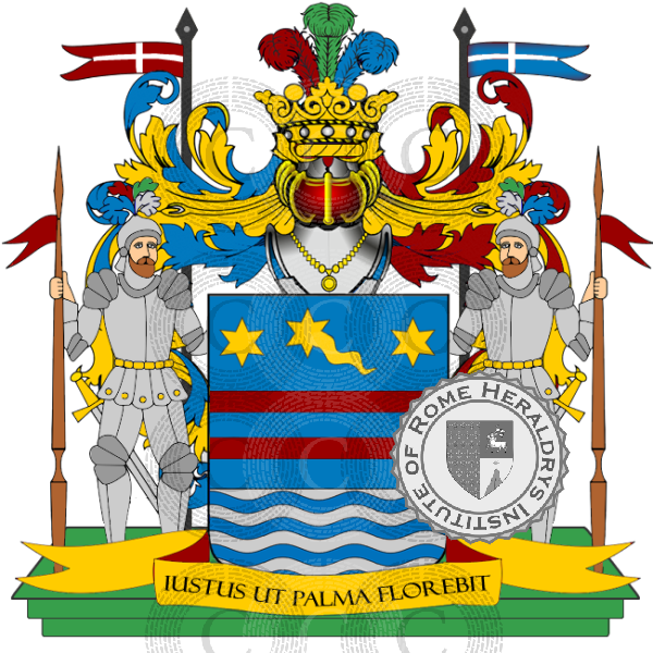 Coat of arms of family prosperi english