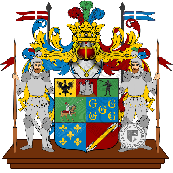Coat of arms of family tixon