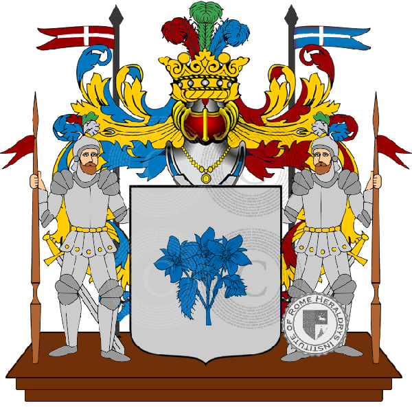 Coat of arms of family borrati