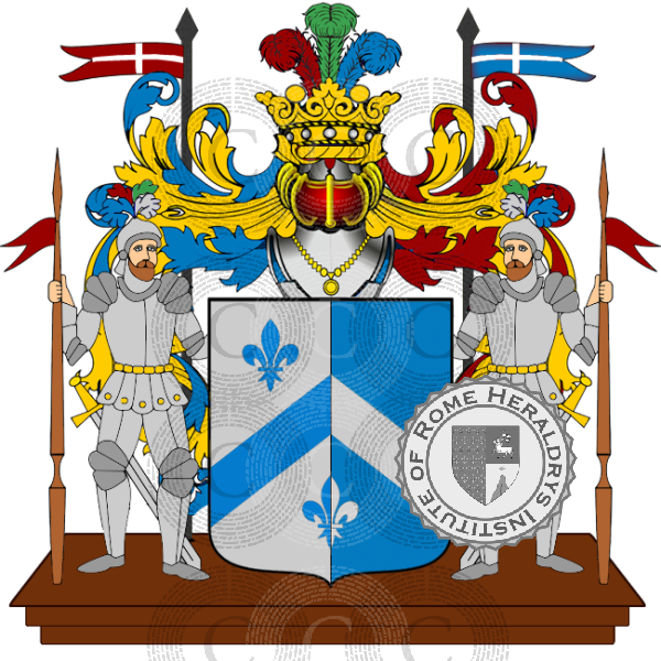 Coat of arms of family pecin