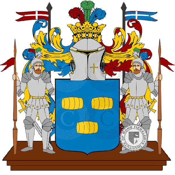 Coat of arms of family poles