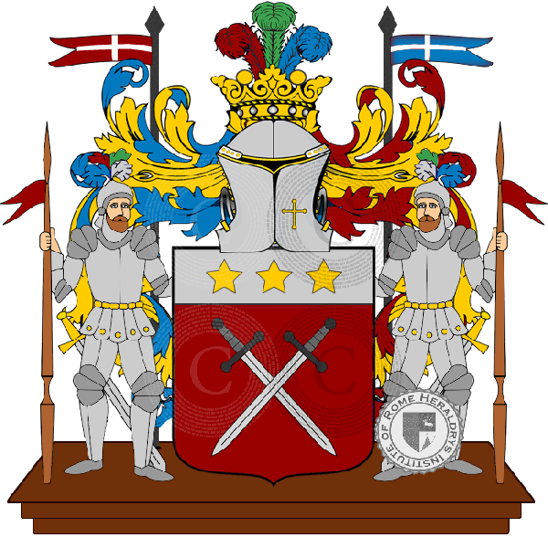 Coat of arms of family scaburri