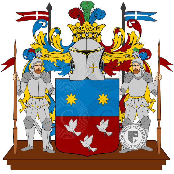 Coat of arms of family Iuni