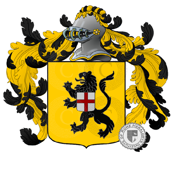 Coat of arms of family cortigiani