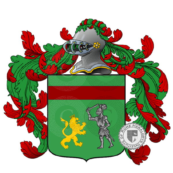 Wappen der Familie castrucci english
