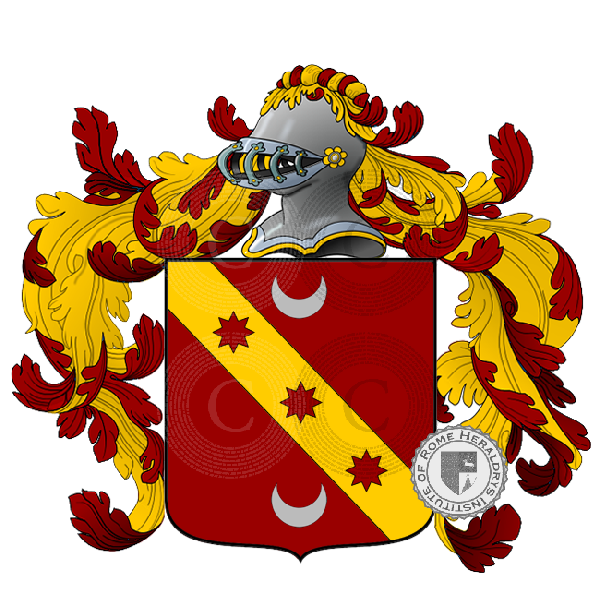 Coat of arms of family Nani (toscana)