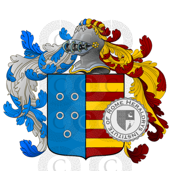 Coat of arms of family Oradini