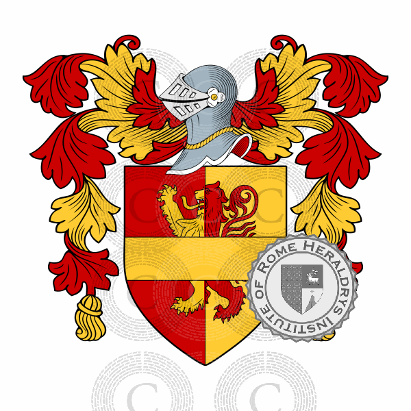 Coat of arms of family Cuffa