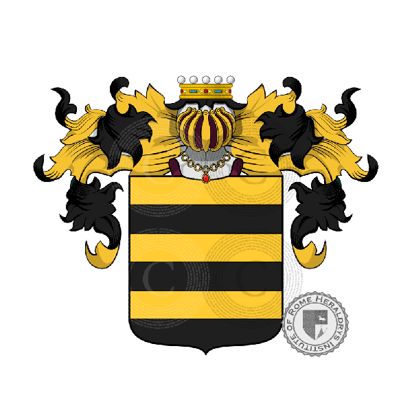 Coat of arms of family Seva (Tropea)