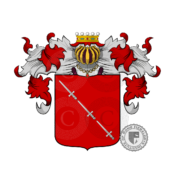 Coat of arms of family Capineri