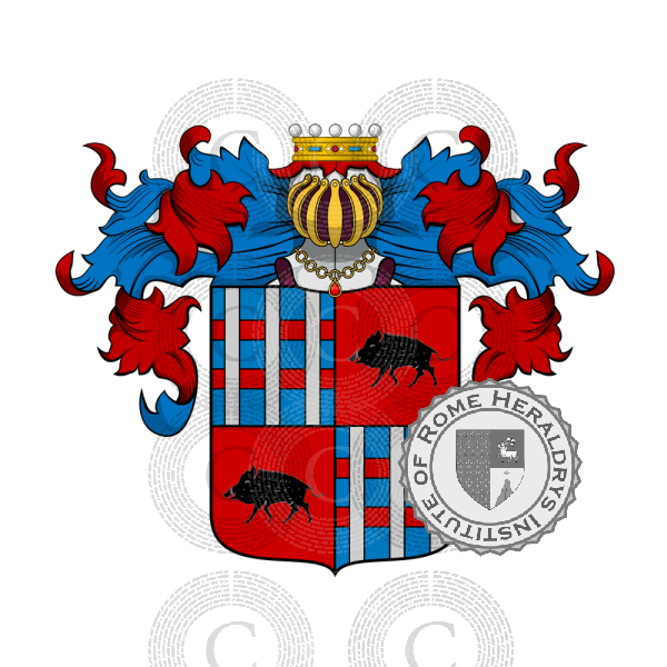 Coat of arms of family Porcara