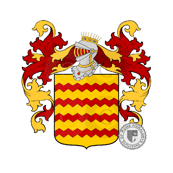 Coat of arms of family Mercandino