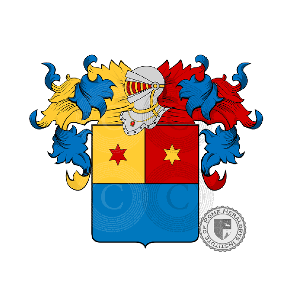 Coat of arms of family Simonin Lorraine