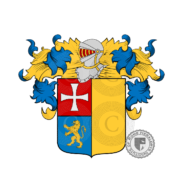 Coat of arms of family Tanghetti