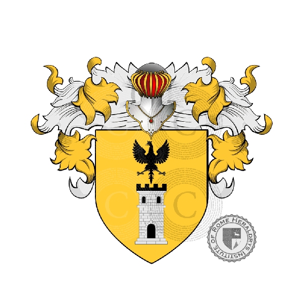 Escudo de la familia Merlini (Forlì)