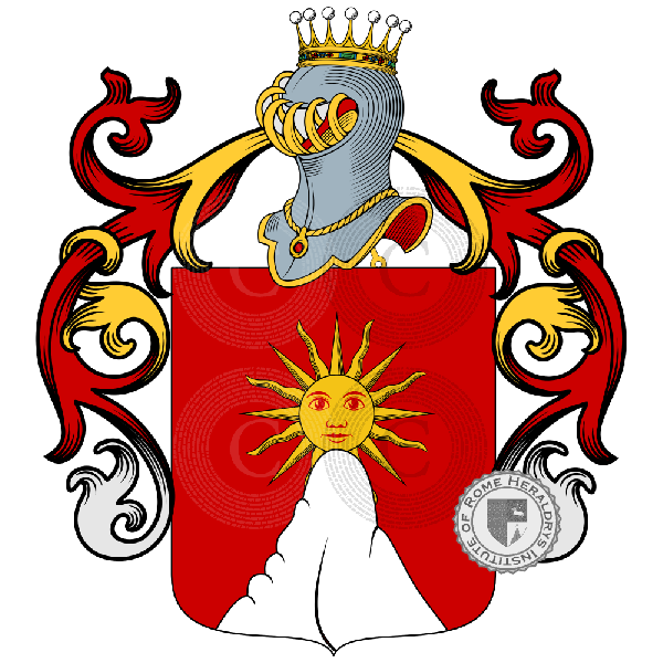 Coat of arms of family Albamonte