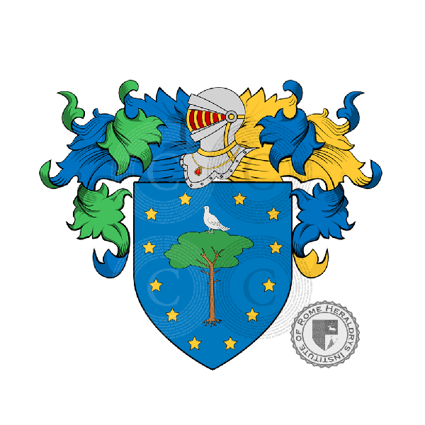 Escudo de la familia Palumbo (Sicilia)
