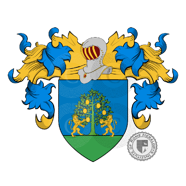 Wappen der Familie Crespi (Napoli, arma antica)