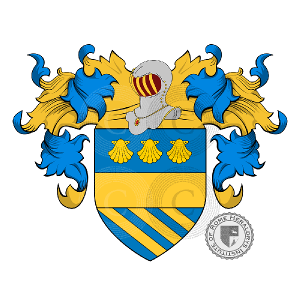 Wappen der Familie Crespi (Napoli, arma moderna)