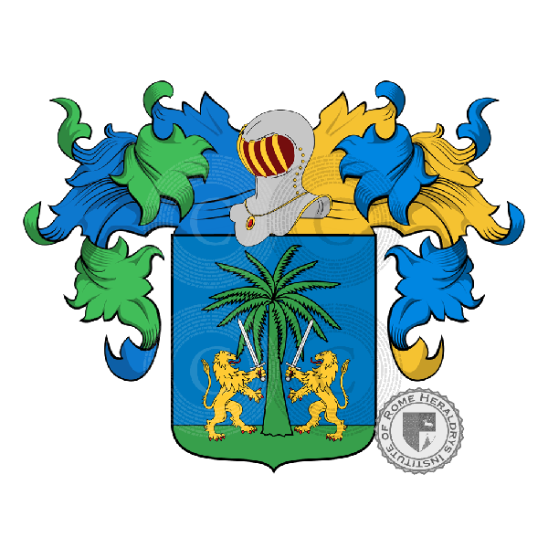 Wappen der Familie Tattoli (south of Italy)