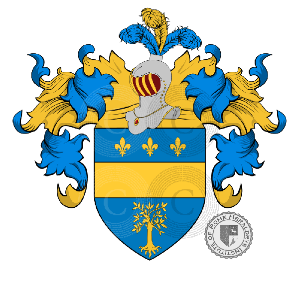 Coat of arms of family Zaccaria (Dalmazia)