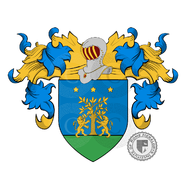 Wappen der Familie Laureani o Laureano