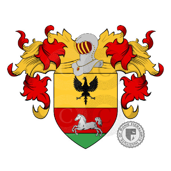 Coat of arms of family Cavalli