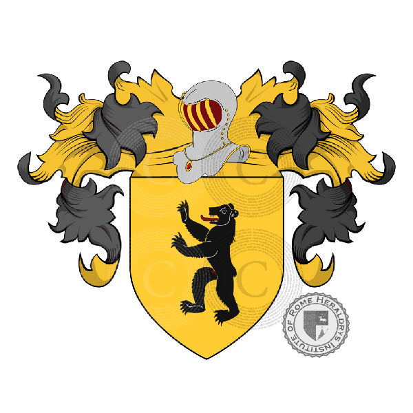 Coat of arms of family Sozi o Sozio (Benevento)