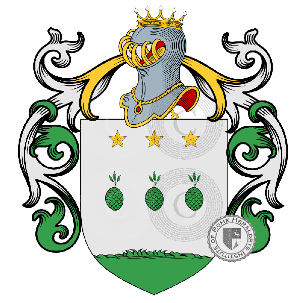 Coat of arms of family Pinelli