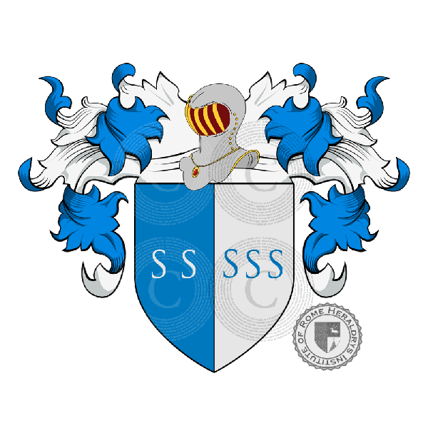 Brasão da família Santi (Bergamo)