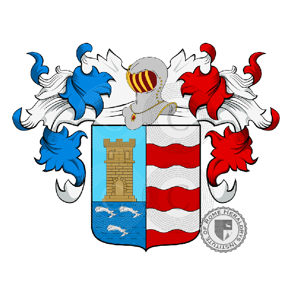 Wappen der Familie Petracchi Mari (Toscana)