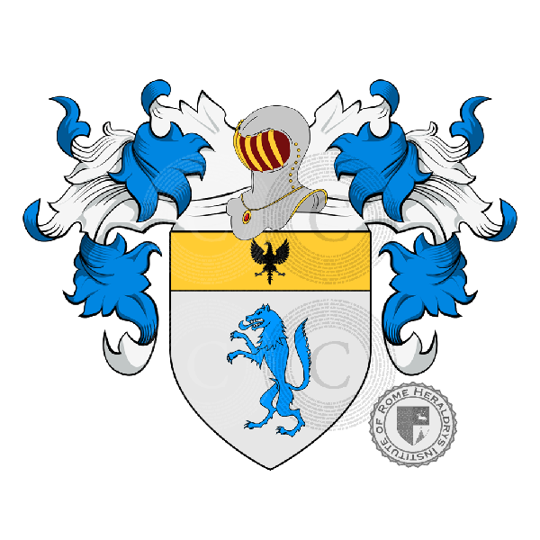 Wappen der Familie Lupi (Bergamo)