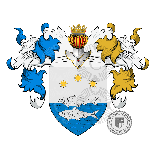 Wappen der Familie Crovara Pescia  (Rapallo Palermo, Genova)