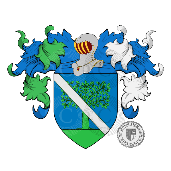 Escudo de la familia Meneghini (Castelfranco Veneto)
