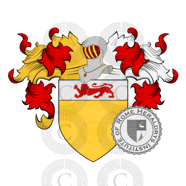 Coat of arms of family Dedo