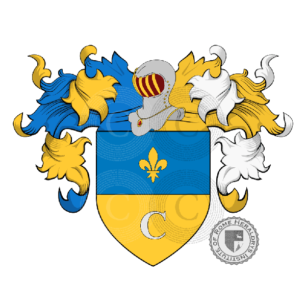 Coat of arms of family Cantamessi