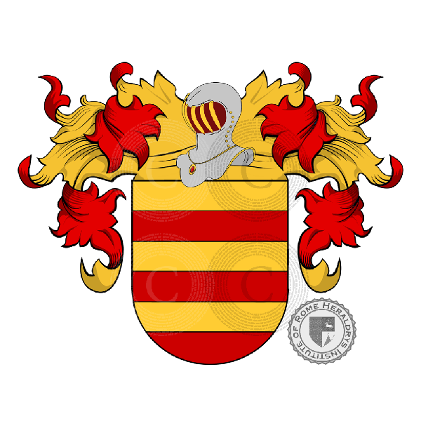 Coat of arms of family Sandìn