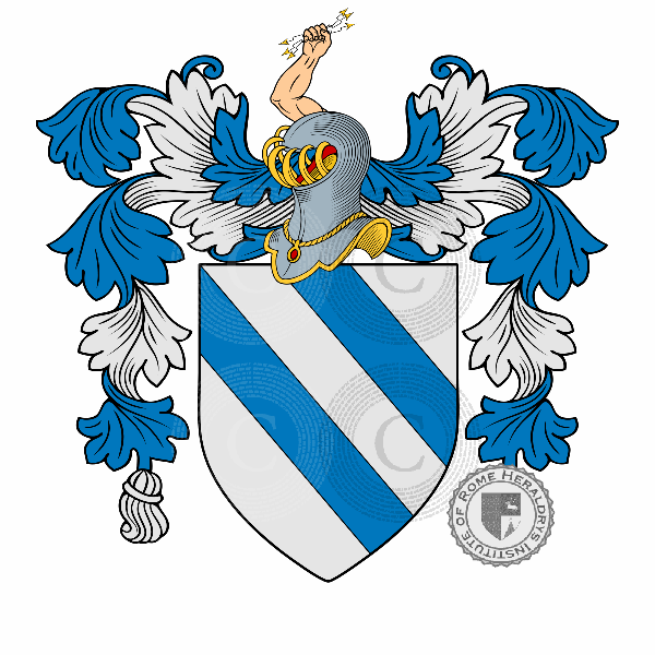 Coat of arms of family Castrocucco