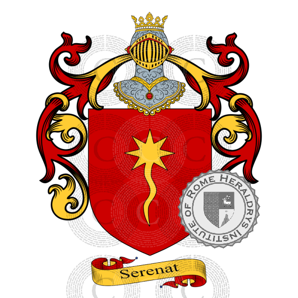 Coat of arms of family Russo