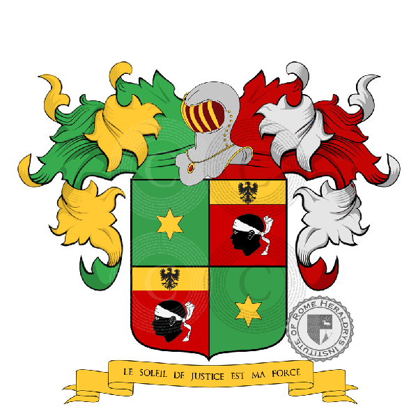 Coat of arms of family du Praz