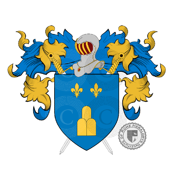 Coat of arms of family Pintiricci