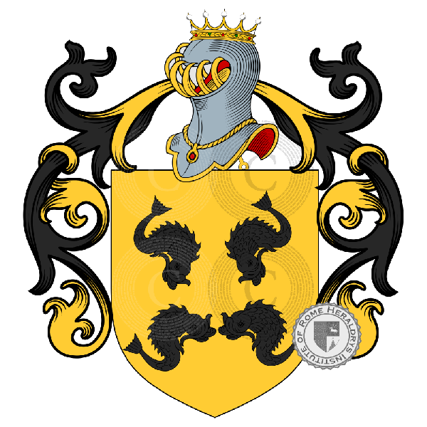 Wappen der Familie Scribani