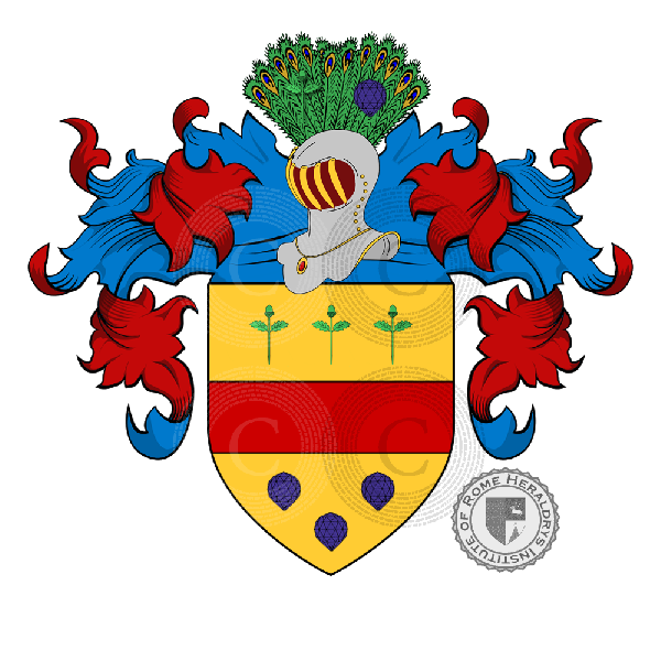 Coat of arms of family Drouart de Lezey