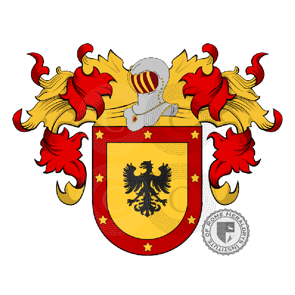 Coat of arms of family Huertas