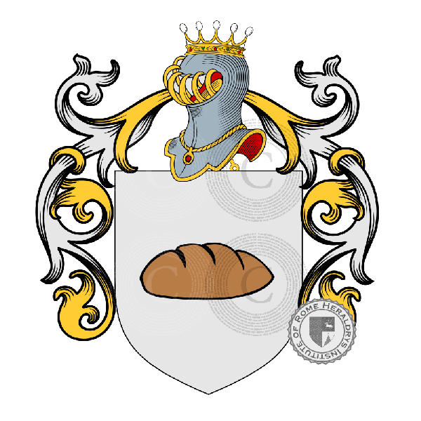Coat of arms of family Pane