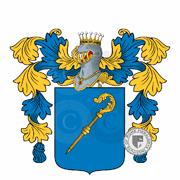Coat of arms of family Anastasi