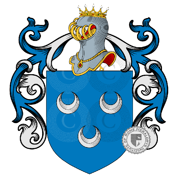 Escudo de la familia Boncristiani