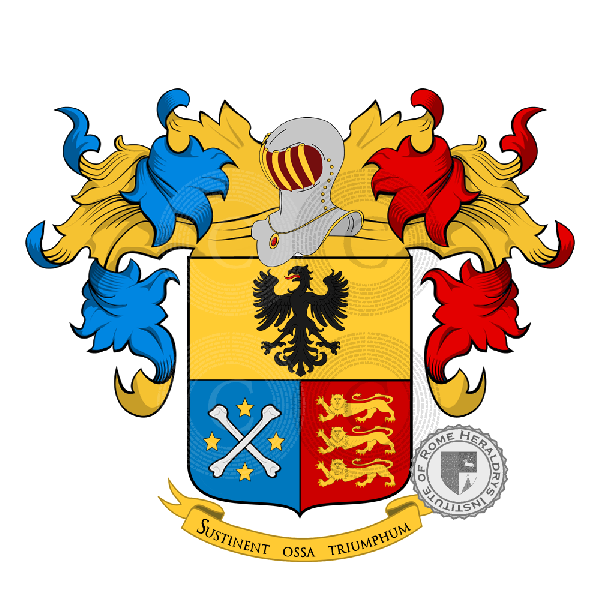 Wappen der Familie Lossetti Mandelli