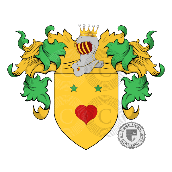 Coat of arms of family Caels