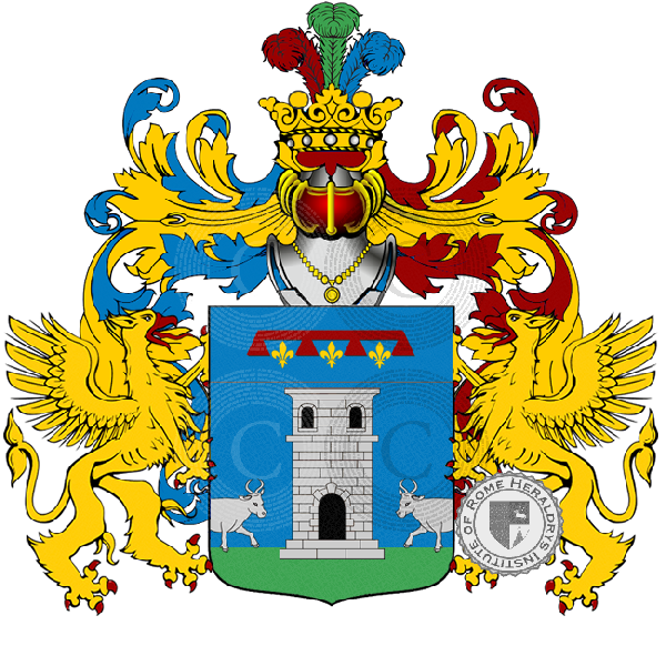 Coat of arms of family borghi